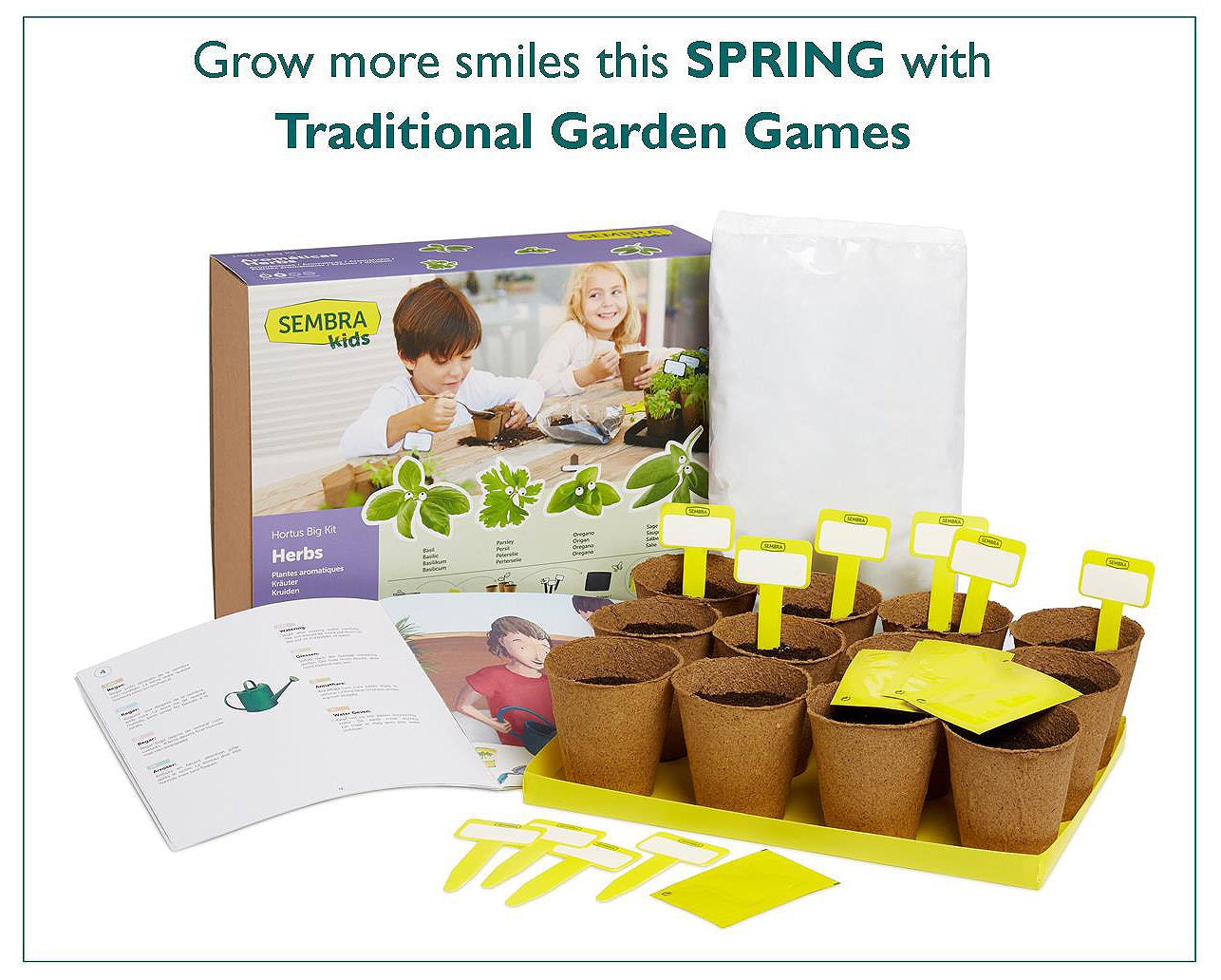 Grow more smiles this SPRING with SEMBRA sow and grow kits