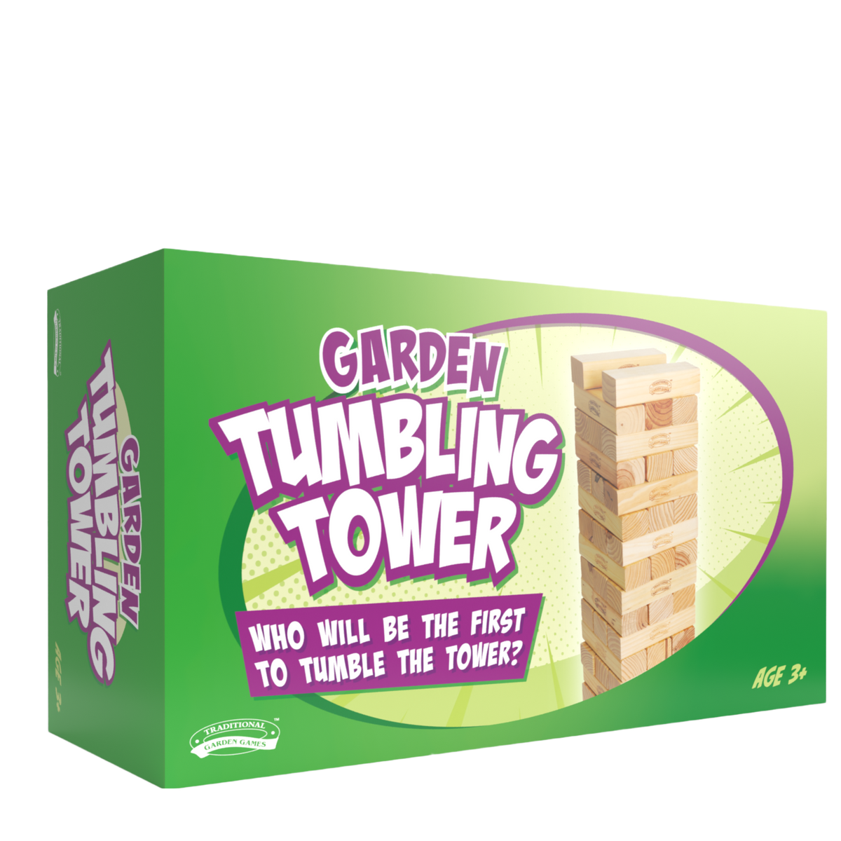 Traditional Wooden Tumbling Tower Game