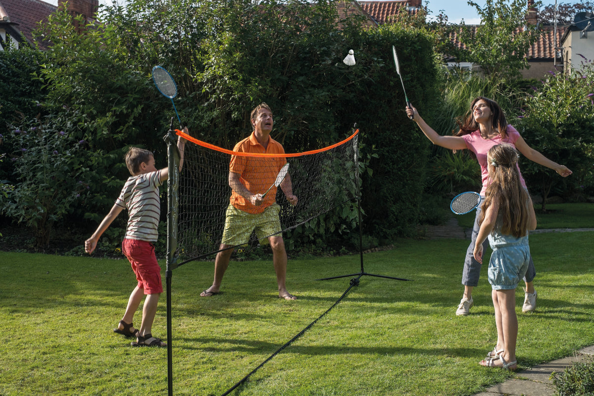 4 Player Badminton Set with 3m Net