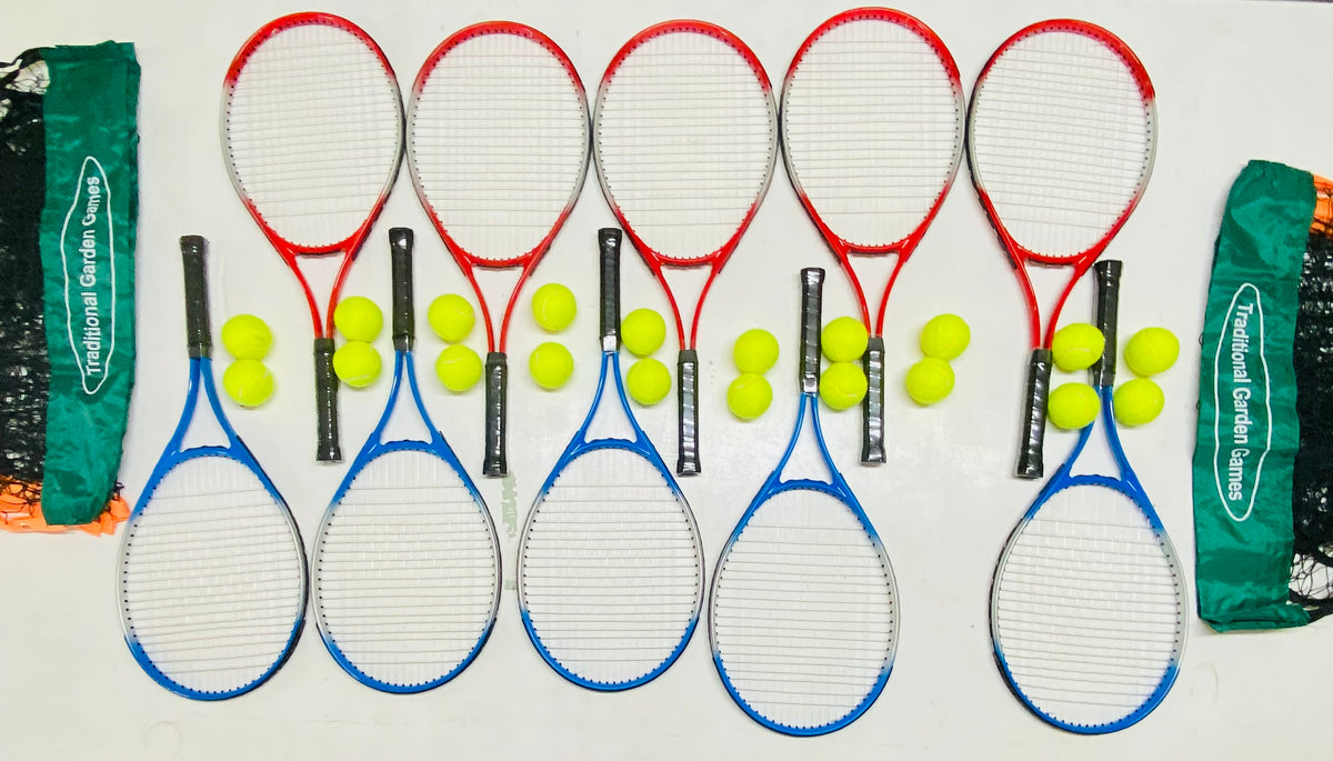 Tennis Coaching Set with 3m Nets