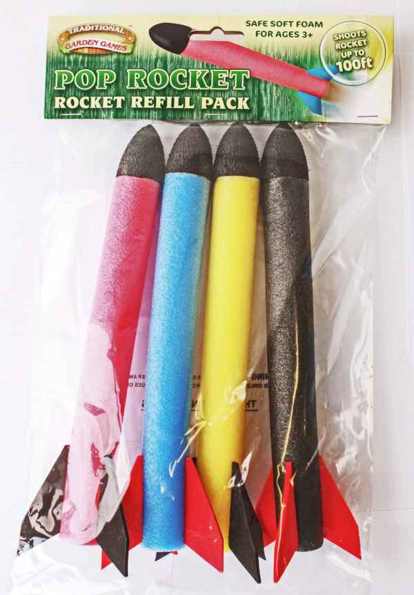 Traditional Garden Games Pop Rocket Refills