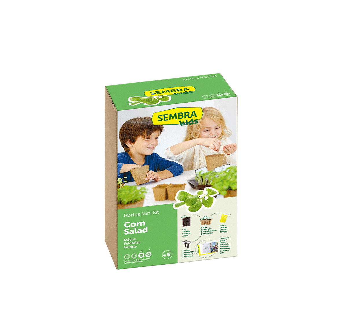 Traditional Garden Games Sembra Corn Salad (Lambs Lettuce) Kit